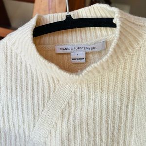 Diane von furstenberg cropped mock sweater